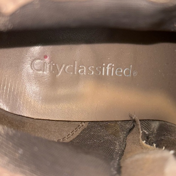 City Classified Womens Ankle Boots Size 9 Charcoal/med grey - Picture 6 of 7